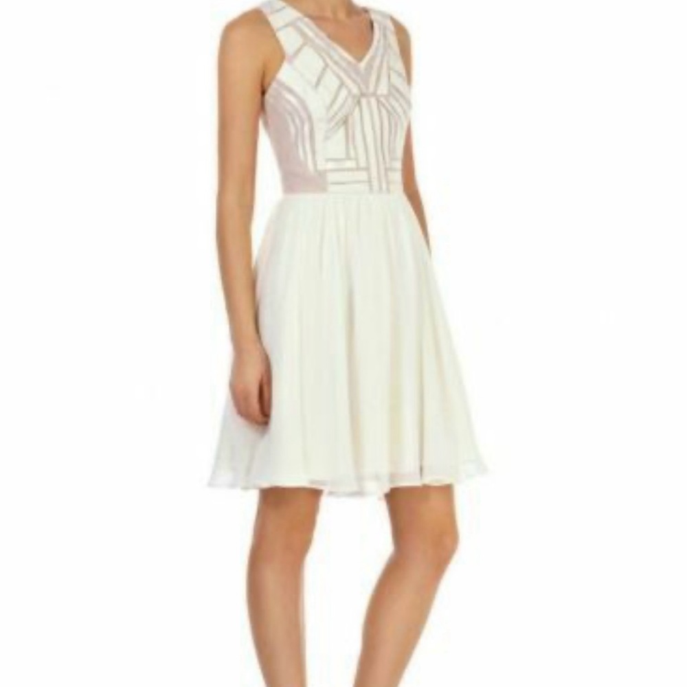 Beautiful feminine coast dress. Fitted bodice and flowing skirt. NWOT